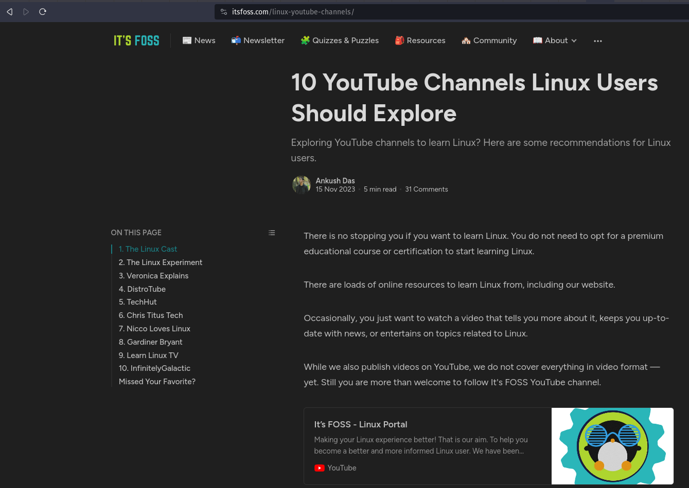 10 Must see Linux channels